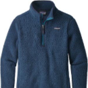 Patagonia Retro-Pile Quarter Zip Jacket M Stone Blue